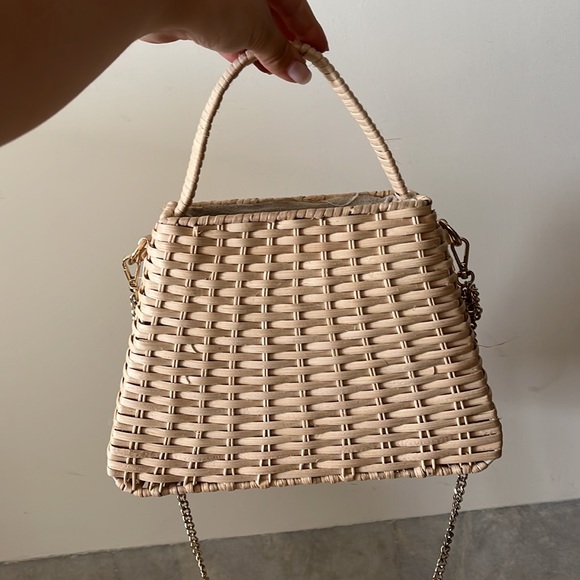 Zara straw rattan bag - Picture 2 of 5